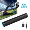thumbnail image 1 of Salange Small Sound Bar for TV Computer, Compact Soundbar with Built-in Subwoofer, Bluetooth 5.4, HDMI/AUX/USB,16.3inch, 1 of 7