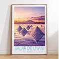 Salar De Uyuni Bolivia Wall Art Print, Salt Flats Travel Home Decor ...