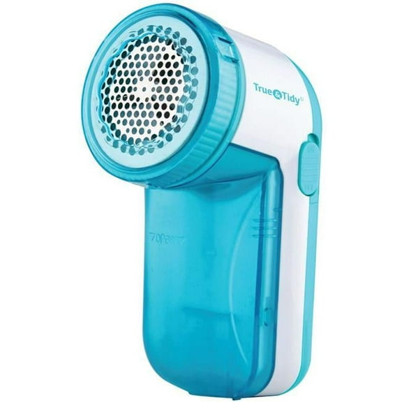 Salav Battery Operated Cordless Portable Lint Remover, Teal & White