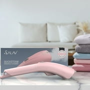 Salav Quicksteam Handheld Garment Steamer with Dual Steam Settings, Pink