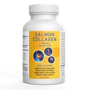 Salcoll Salmon Collagen Capsules   Skin, Hair, Nail & Joint Support, 120 Count 1 month supply