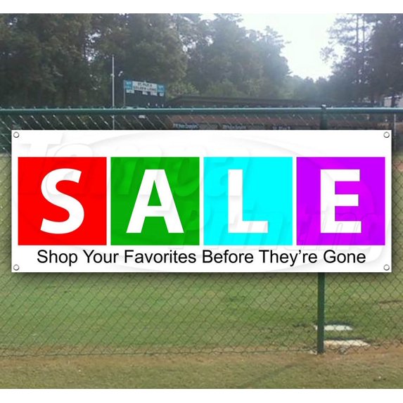 Sale 13 oz Vinyl Banner With Metal Grommets