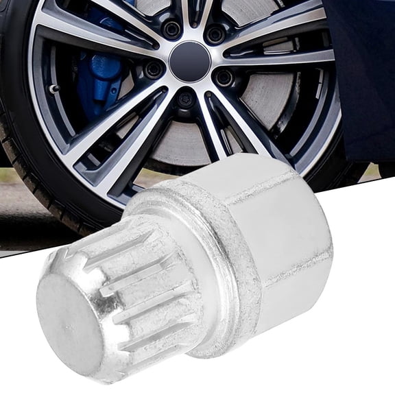 Sale 20*30Mm 17/7Pt Car Solid Auto Anti Theft Wheel Lock Lug Nut Screw Removal Key For Bmw Car Wheel Rim Locking Nuts Lock Lug Fangkenuo