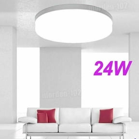 Sale! 24W Led Ceiling Down Light Ultra Thin Flush Mount Lamp Fixture 6000K Home