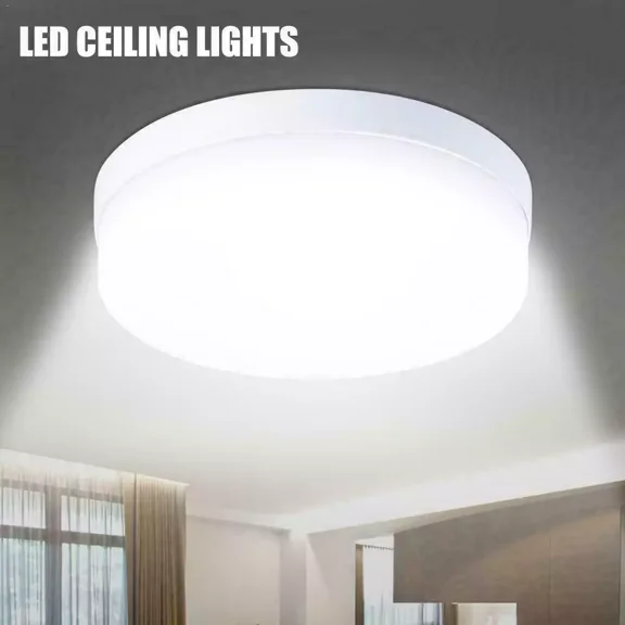 Sale! 24W Led Ceiling Down Light Ultra Thin Flush Mount Lamp Fixture 6000K Home