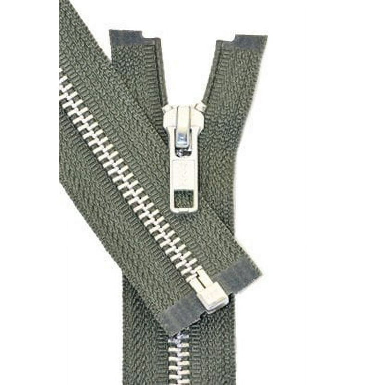 YKK #5 Medium Weight Aluminum Separating Zipper - Non-Stock Colors
