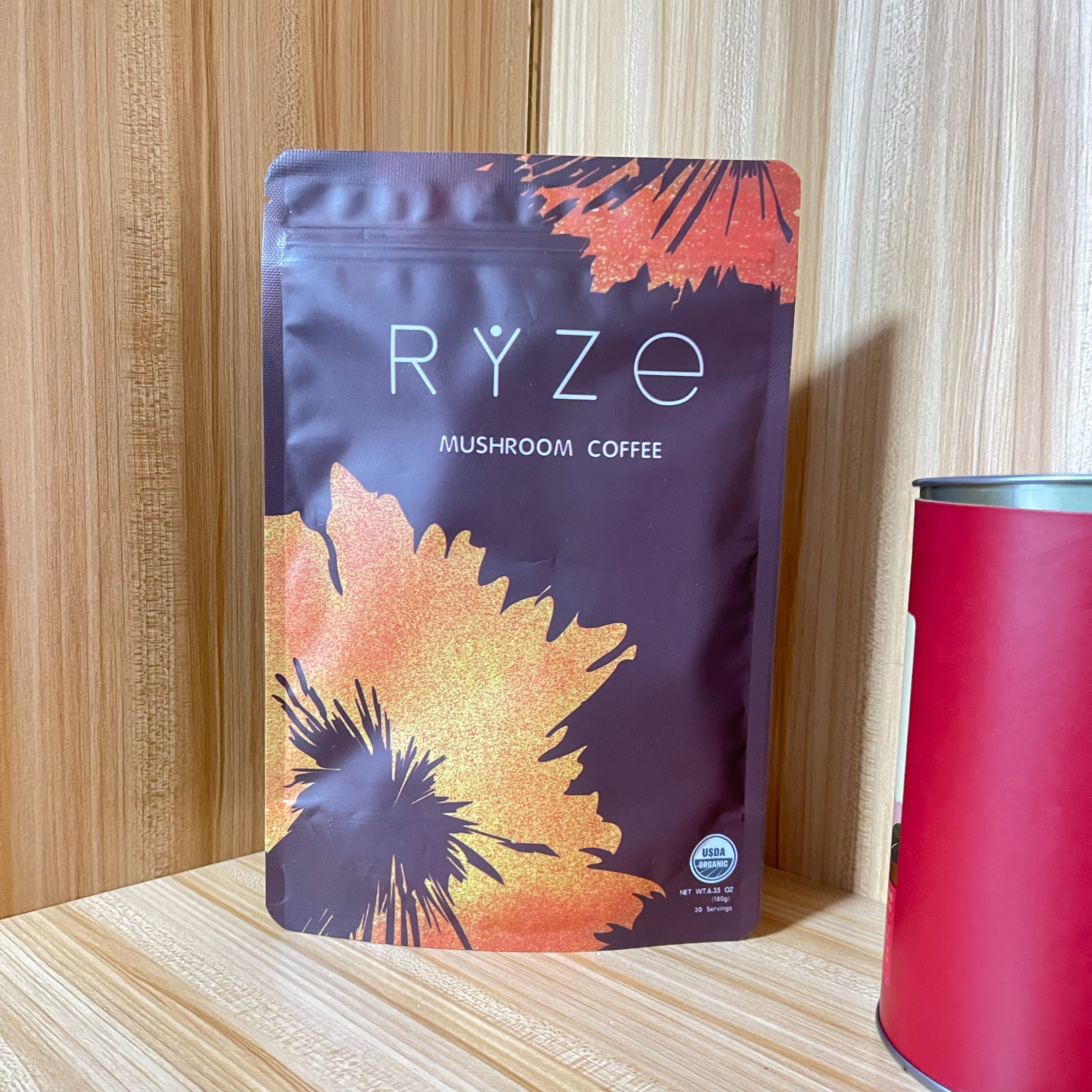 R'Y'Z'E Mushroom Coffee Contains many types of sleep superfoods to