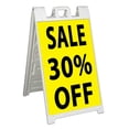 thumbnail image 1 of Sale 30 Percent Off (24" X 36") Standard A-Frame Signicade, Includes Decal Applied To Stand, 1 of 4