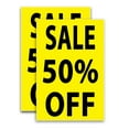 thumbnail image 1 of Sale 50 Percent Off (24" X 36") Vinyl Decal Only (Pack of 2) |Sign|Sticker|Poster, 1 of 4