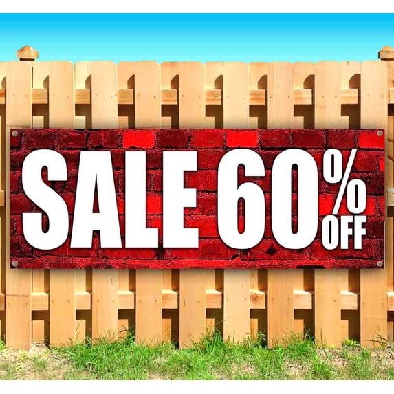 Sale 60% Off 13 oz Vinyl Banner With Metal Grommets