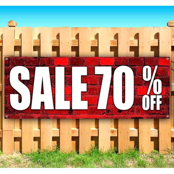 Sale 70% Off 13 oz Vinyl Banner With Metal Grommets