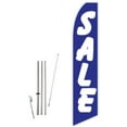thumbnail image 1 of Sale Blue Super Novo Feather Flag - Complete with 15ft Pole Set and Ground Spike, 1 of 3