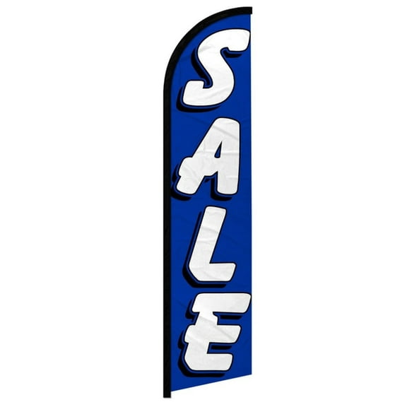 Sale (Blue) Windless Banner Flag