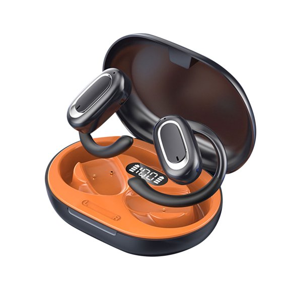 on Sale Clearance 2024 True Open Ear Wireless Headphones Lightweight with Multi-Angle Adjustment, Bluetooth 5.3 Earbuds with Dual-Axis Design for Long-Lasting Comfort, Crystal-Clear Calls for Driving