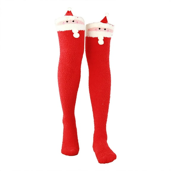 Sale 2025 UHGANN Under $10 Knee High Socks for Women Halloween Womens Cotton Athletic Long Tall High Thin Stripes Boot