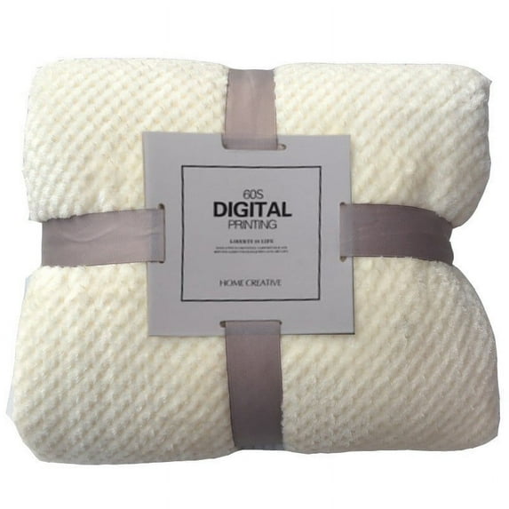 On Sale Clearance ! Beppter 1Pc Blanket,Throw Blankets Under $10,Soft Warm Plaid Fleece Bed Blanket Large Mesh Flannel Blankets Thick Breathable,45*65Cm