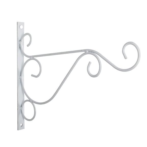 On Sale Clearance! Pedty Hooks,Hook*2Pcs, Screw*4Pcs,2Pcs Bird Feeder Hook (11.8In) White,Metal Plant Bracket Wall Mount Hangers for Hanging Bird Feeders Wind Chimes Outdoor Decoration Hooks