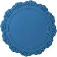thumbnail image 1 of Pedty Tableware,Placemat*1,Luxury Silicone Placemat 23Cm Fog Blue,Luxury Silicone Placemat with Lace Flower Design Easy to Wash Long Life, 1 of 9