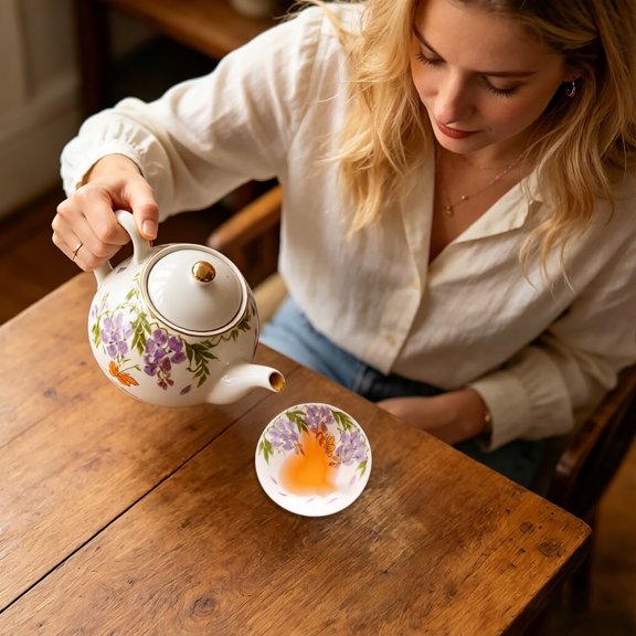 Sale Countdown!Hand Painted Hidden Cat Cup Handmade Ceramic Tasting with Secret Design Chinese Gongfu Bowl, Easy to Clean