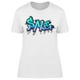 thumbnail image 1 of Sale Graffiti T-Shirt Women -Image by Shutterstock, Female XX-Large, 1 of 2