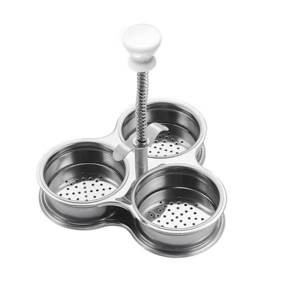 On Sale Hecteas Egg Steamer,Cooking Molds,1*Egg Cooker,Stainless Egg Poacher Egg Poacher Pan Poached Egg Cooker Nonstick Poached Egg Pan Boiled Eggs Maker Egg Pan With Egg Cooker Poached Egg Maker