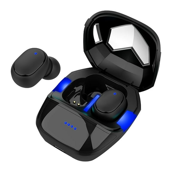 Hybrid Active Noise Cancelling Wireless Earbuds, 6 Mics ENC Clear Call, IPX8 Waterproof, in Ear Bluetooth 5.3 Headphones Stereo Bass Ear Buds 59H Playtime with LED Display 32 EQs via APP
