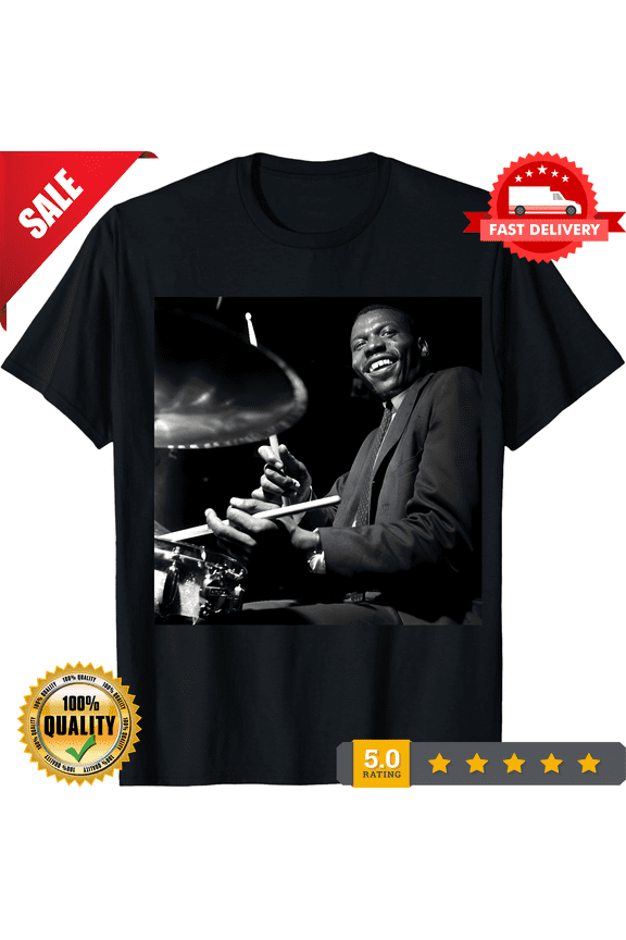 Sale! NEW! POPULAR! Elvin Jones American Vintage Retro Classic Art Logo T-Shirt, LIMITED EDITION-TH63328