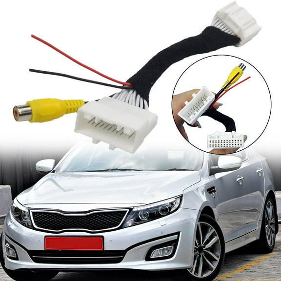 Sale Newest High Quality 24 PIN Car Rear View Camera Adapter For RCA Connection Cable For Kia For Hyundai Accessories