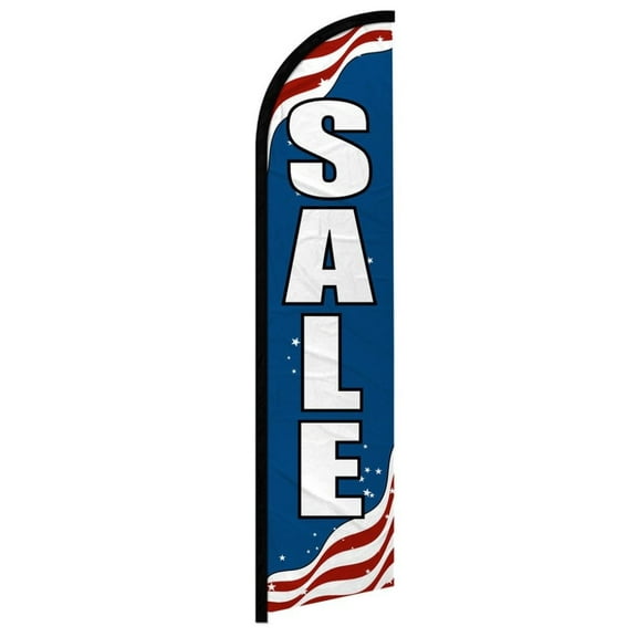 Sale (Patriotic) Windless Banner Flag