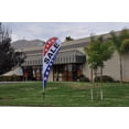 thumbnail image 1 of Sale Teardrop Flag Set Advertising Flag Sign with Flag Pole Kit and Ground Stake, 1 of 3