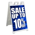 thumbnail image 1 of Sale Up To 10 Percent Off (24" X 36") Standard A-Frame Signicade, Includes Decal Applied To Stand, 1 of 4