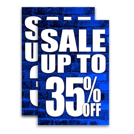 Sale Up To 35 Percent Off (24" X 36") Vinyl Decal Only (Pack of 2) |Sign|Sticker|Poster
