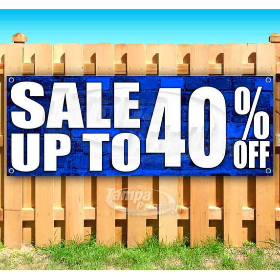 Sale Up To 40% Off 13 oz Vinyl Banner With Metal Grommets