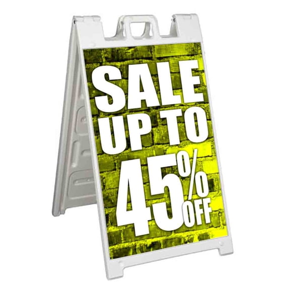Sale Up To 45 Percent Off (24" X 36") Standard A-Frame Signicade, Includes Decal Applied To Stand