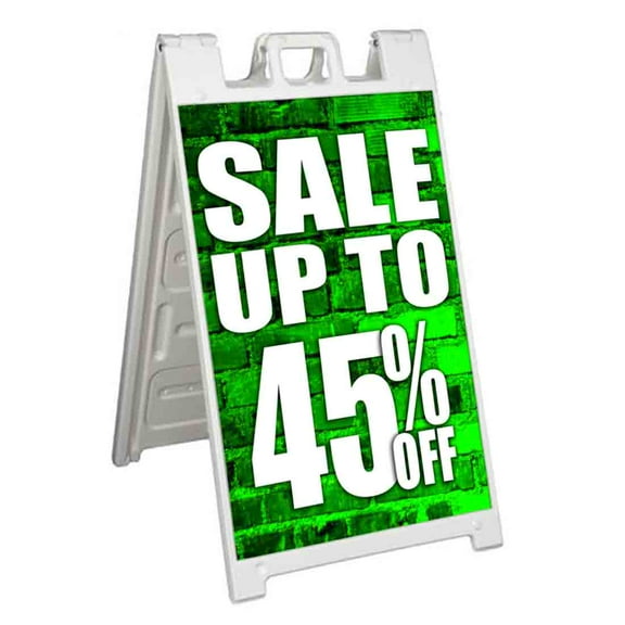 Sale Up To 45 Percent Off (24" X 36") Standard A-Frame Signicade, Includes Decal Applied To Stand