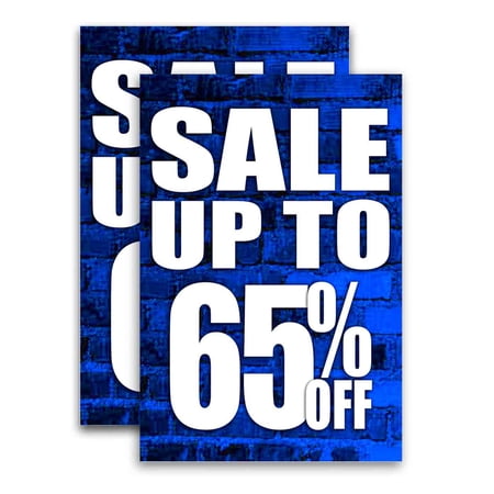 Sale Up To 65 Percent Off (24" X 36") Vinyl Decal Only (Pack of 2) |Sign|Sticker|Poster