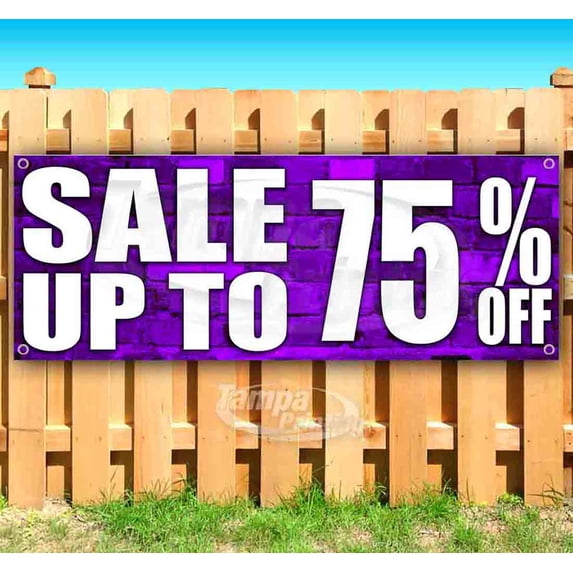 Sale Up To 75% Off 13 oz Vinyl Banner With Metal Grommets