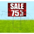 thumbnail image 1 of Sale Up To 75% Off (18" x 24") Yard Sign, Includes Metal Step Stake, 1 of 6