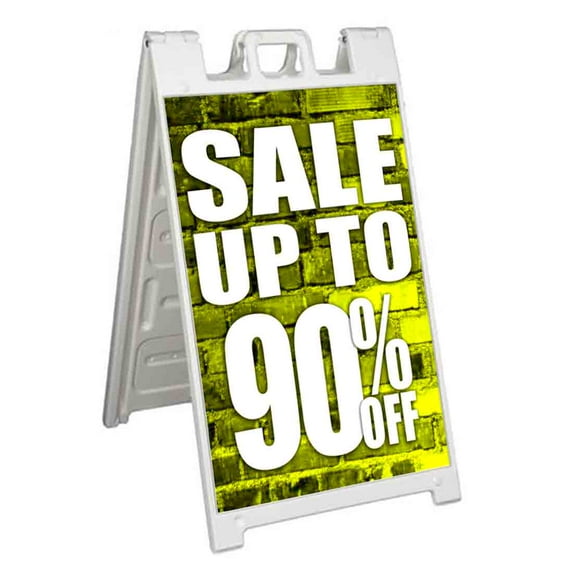 Sale Up To 90 Percent Off (24" X 36") Standard A-Frame Signicade, Includes Decal Applied To Stand