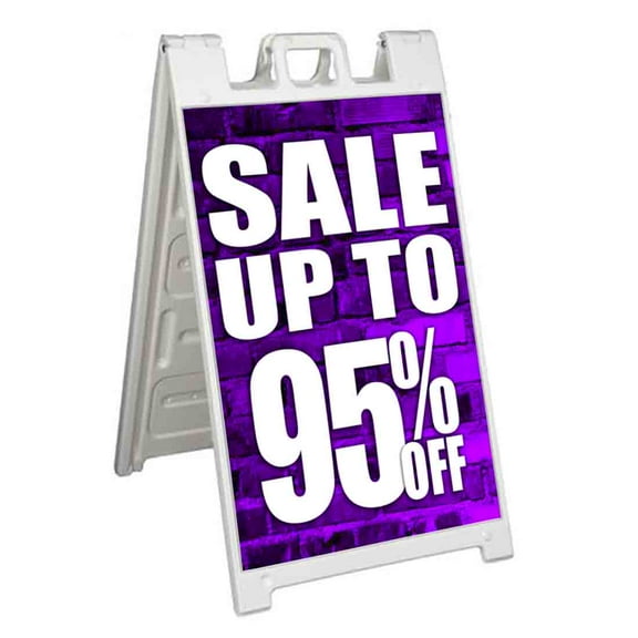 Sale Up To 95 Percent Off (24" X 36") Standard A-Frame Signicade, Includes Decal Applied To Stand