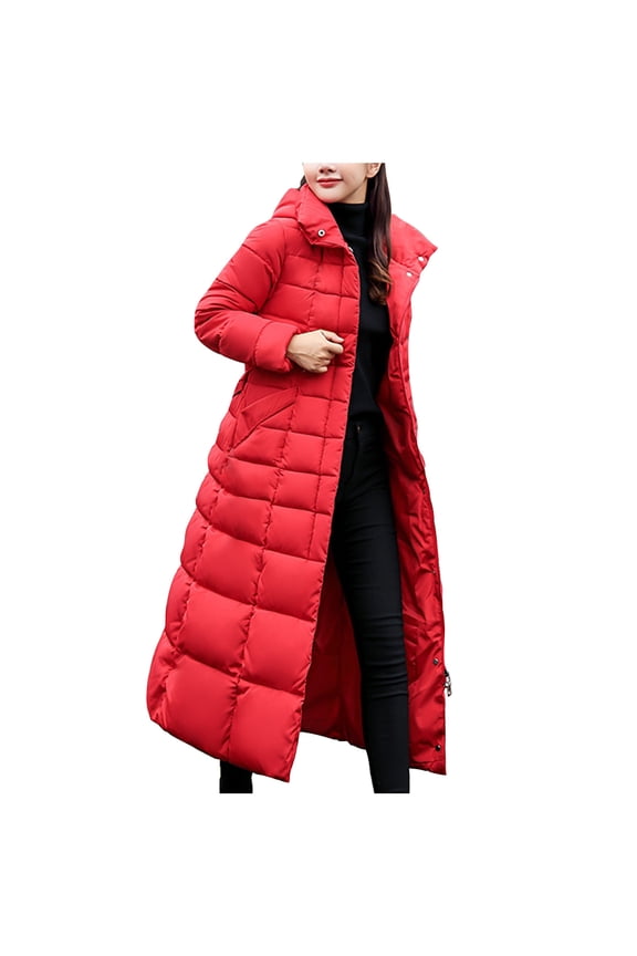 Sale!Womens Warm Jacket Long Sleeve Coats Down Jacket Lightweight Hooded Short Large Size Fall Winter Plus Down Warm Jacket