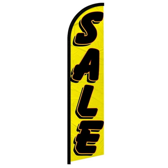 Sale (Yellow) Windless Banner Flag