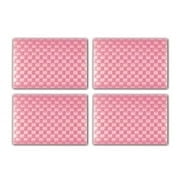 Saleen Rectangular Placemat (Candy Red, Set of 4)