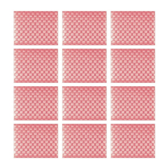 Saleen Rectangular Placemat (Old Rose, Set of 12)