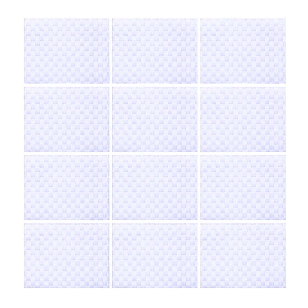 Saleen Rectangular Placemat (Pastel Purple, Set of 12)