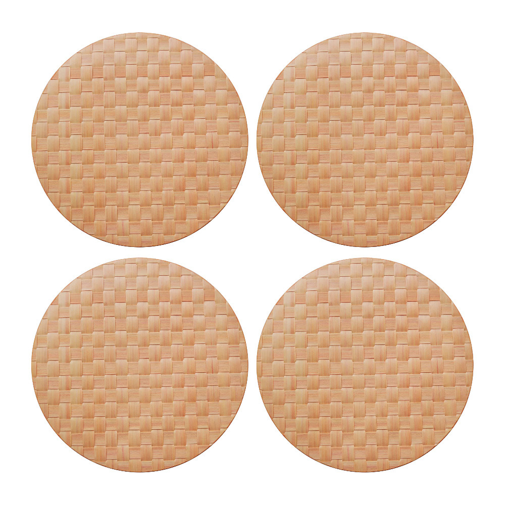 Saleen Round Placemat (Salmon, Set of 4)