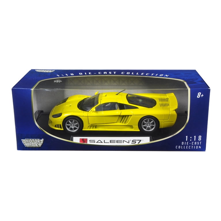 Motormax Saleen S7 Yellow 1/18 Scale Diecast Toy Model Car