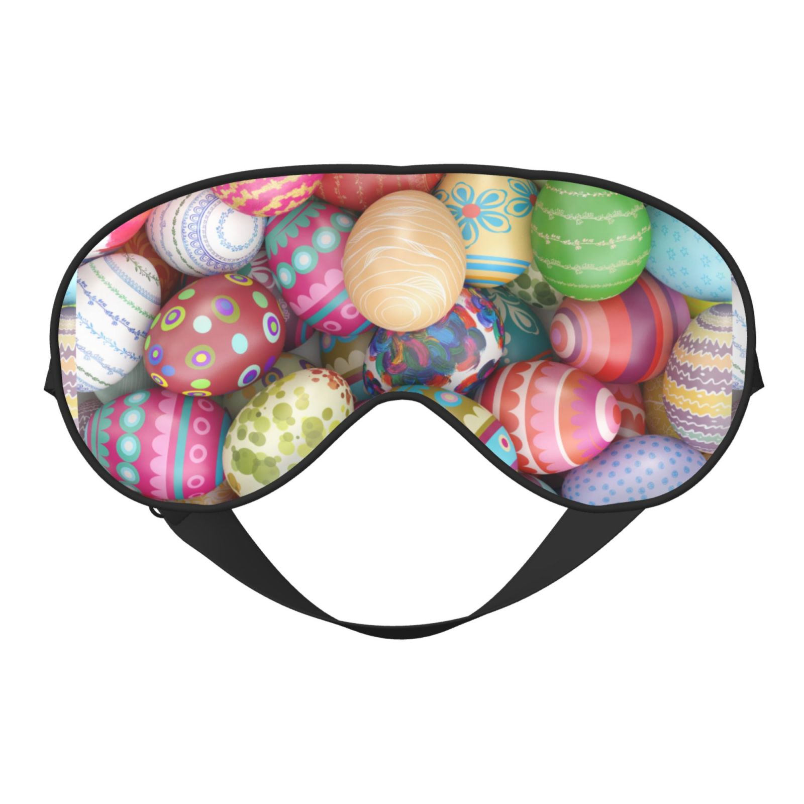 Salelf Easter Eggs Sleep Mask DoubleSided Eye Mask Soft Adjustable