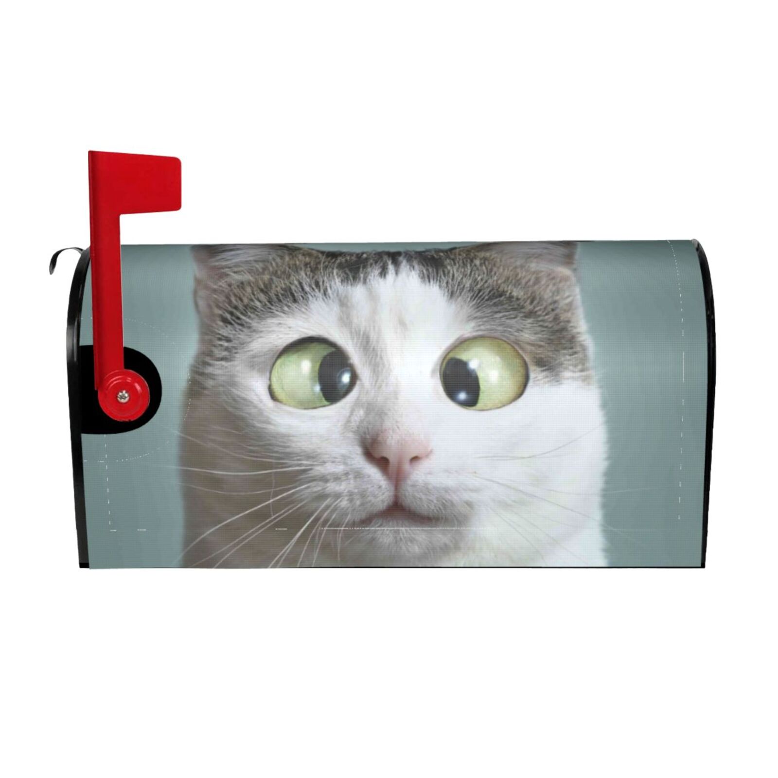 Salelf Funny Cat Mailbox Covers Letter Cover Wrap Decoration