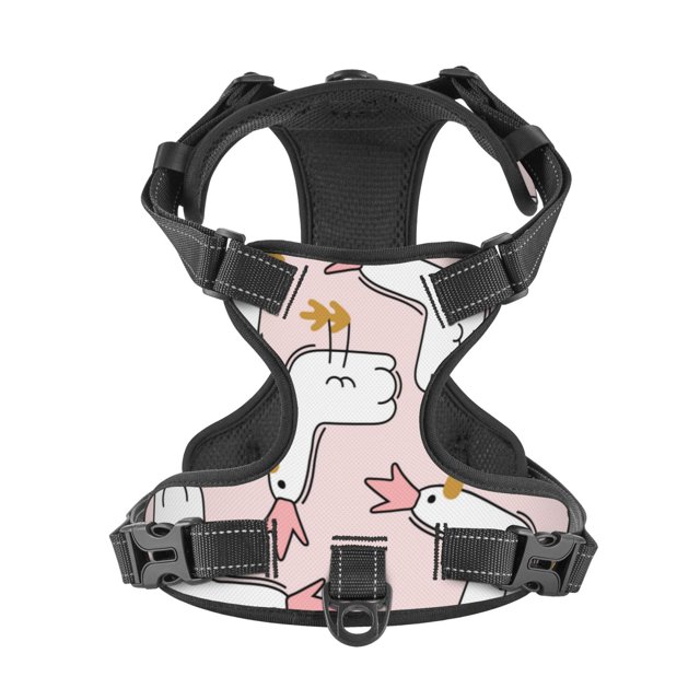 Salelf Goose Queen No Pull Dog Harness Reflective Adjustable Pet Ves No